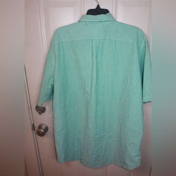 Polo Ralph Lauren icon logo short sleeve stripe seersucker shirt SIZE XL - Picture 4 of 4